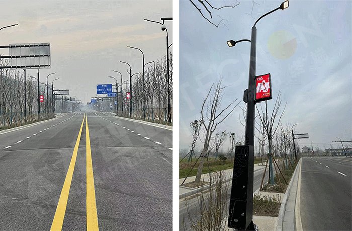 LED燈桿屏,智慧路燈 LED燈桿屏,智慧路燈