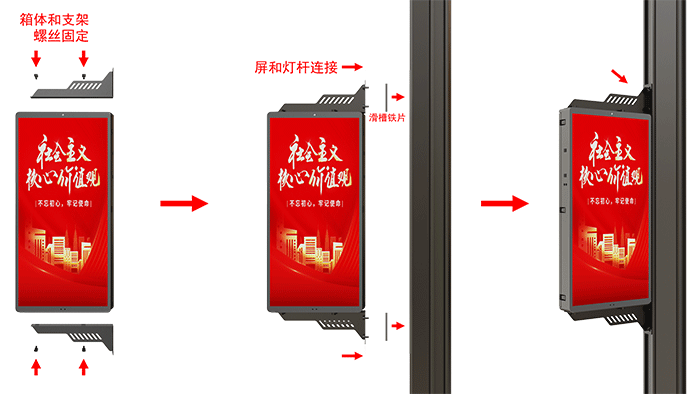 LED燈桿屏,燈桿屏 LED燈桿屏,燈桿屏