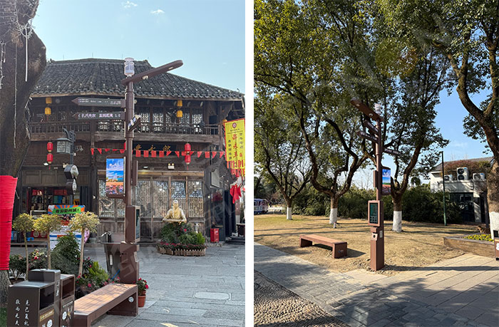 智慧燈桿,LED燈桿屏