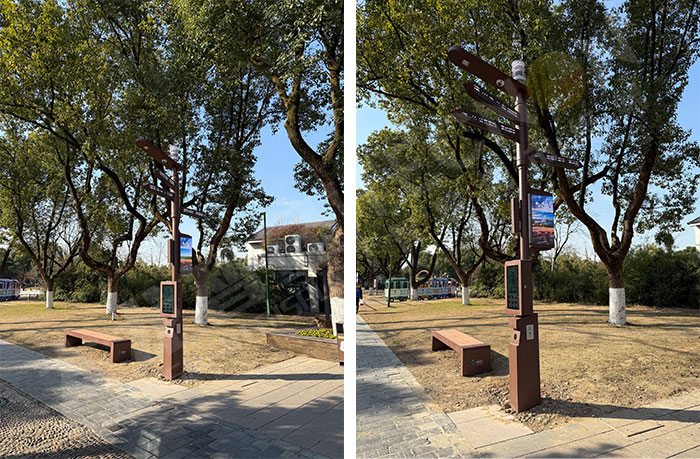 智慧燈桿,LED燈桿屏